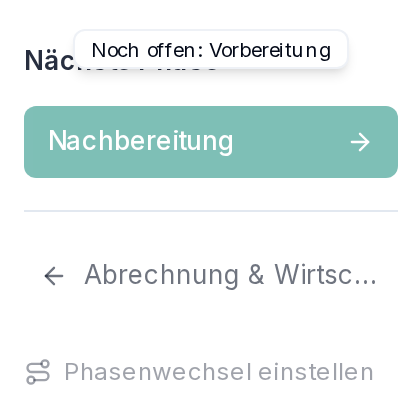 Der Hinweis „Noch offen“