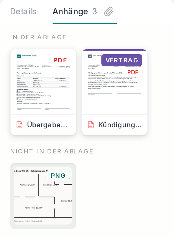 Anhänge einer Konversation