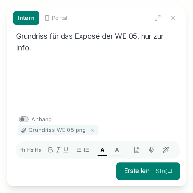 Der Schalter beim Anhängen