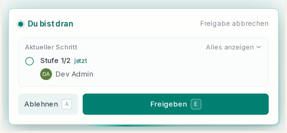 Du bist dran