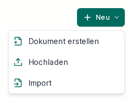 Das Menü „Neu“