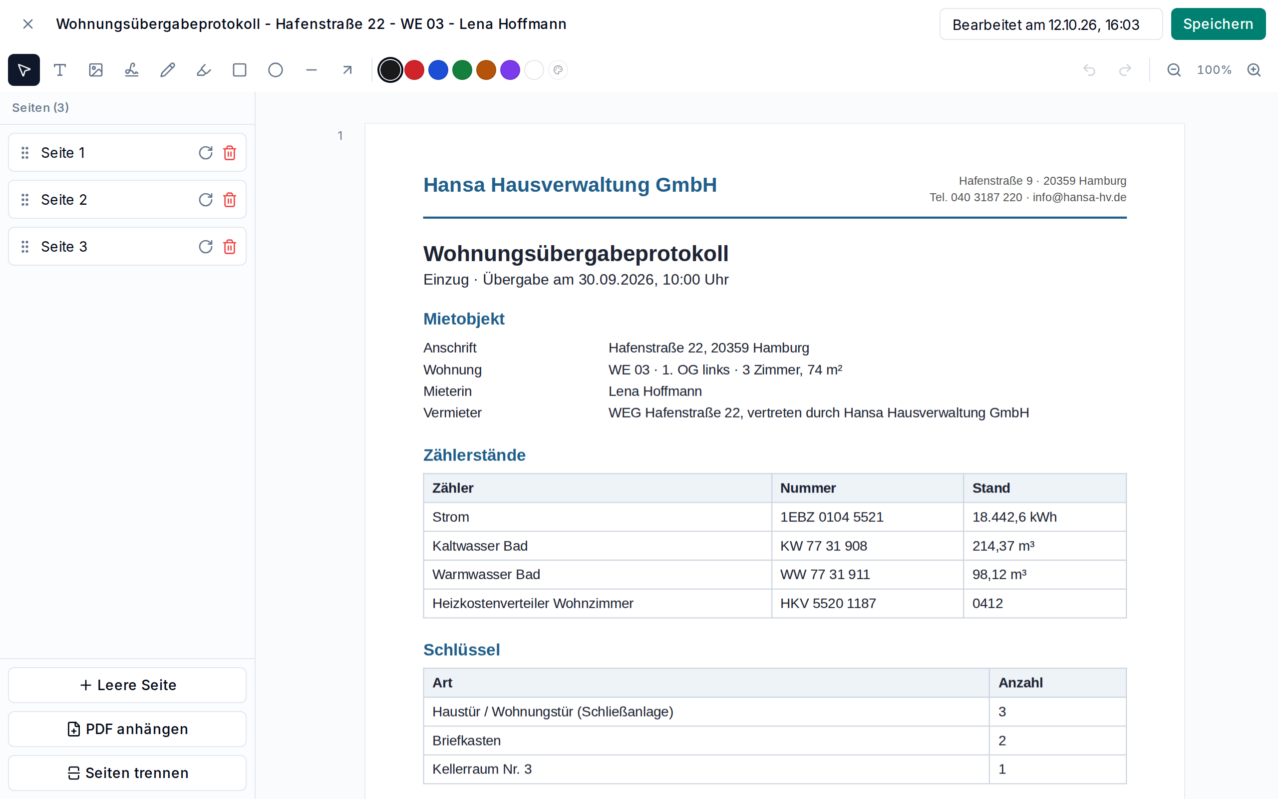 Der PDF-Editor