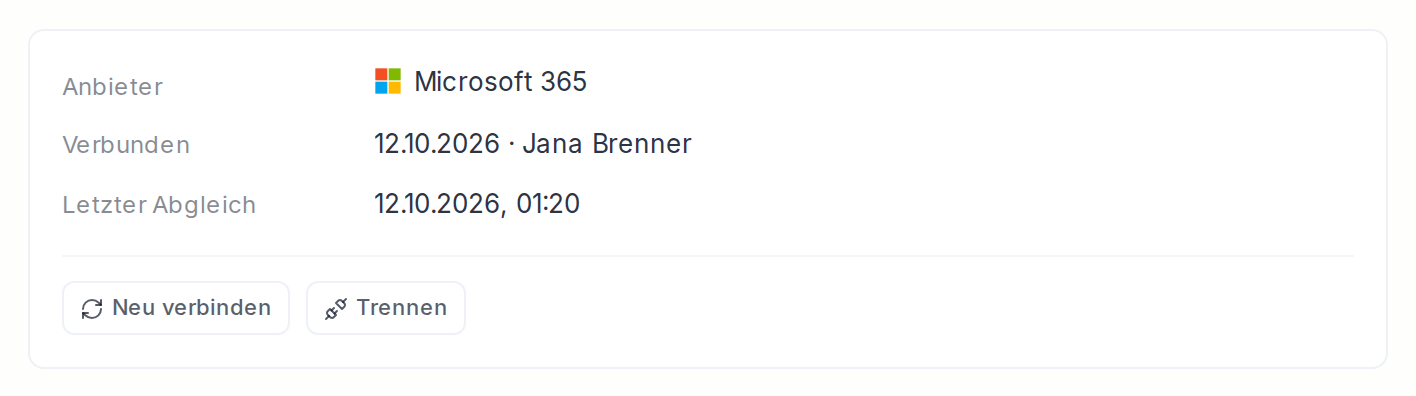Der Reiter Verbindung