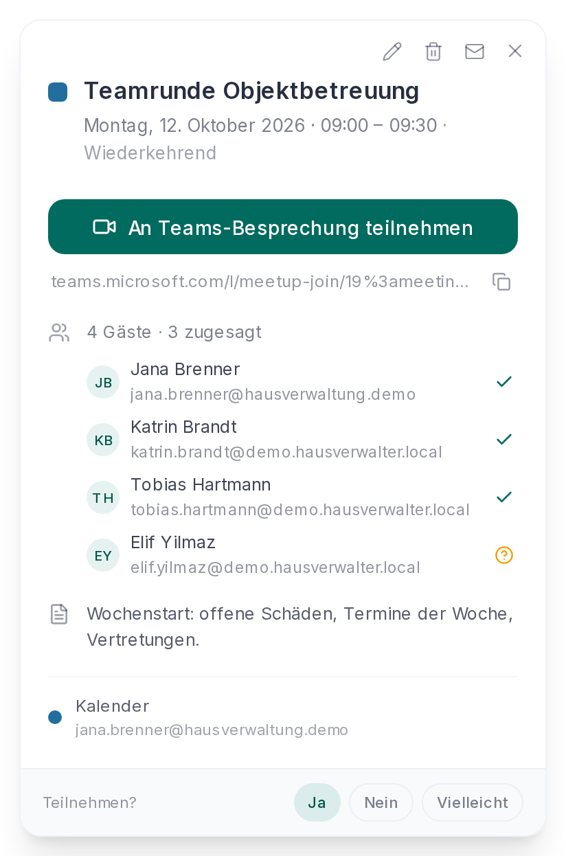 Die Gäste mit ihren Antworten