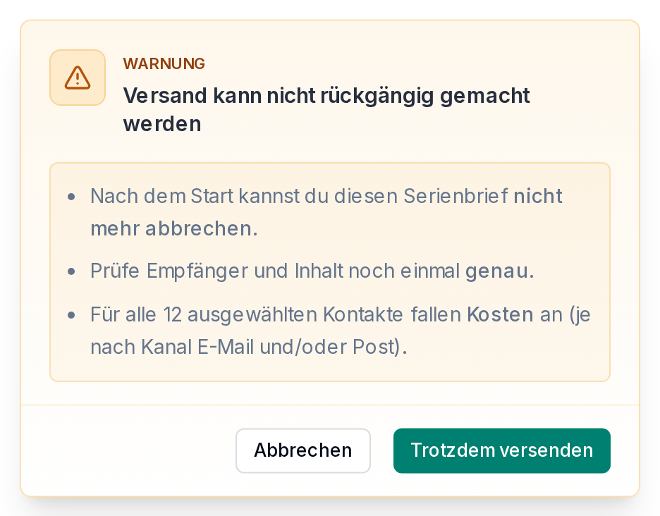 Die letzte Rückfrage