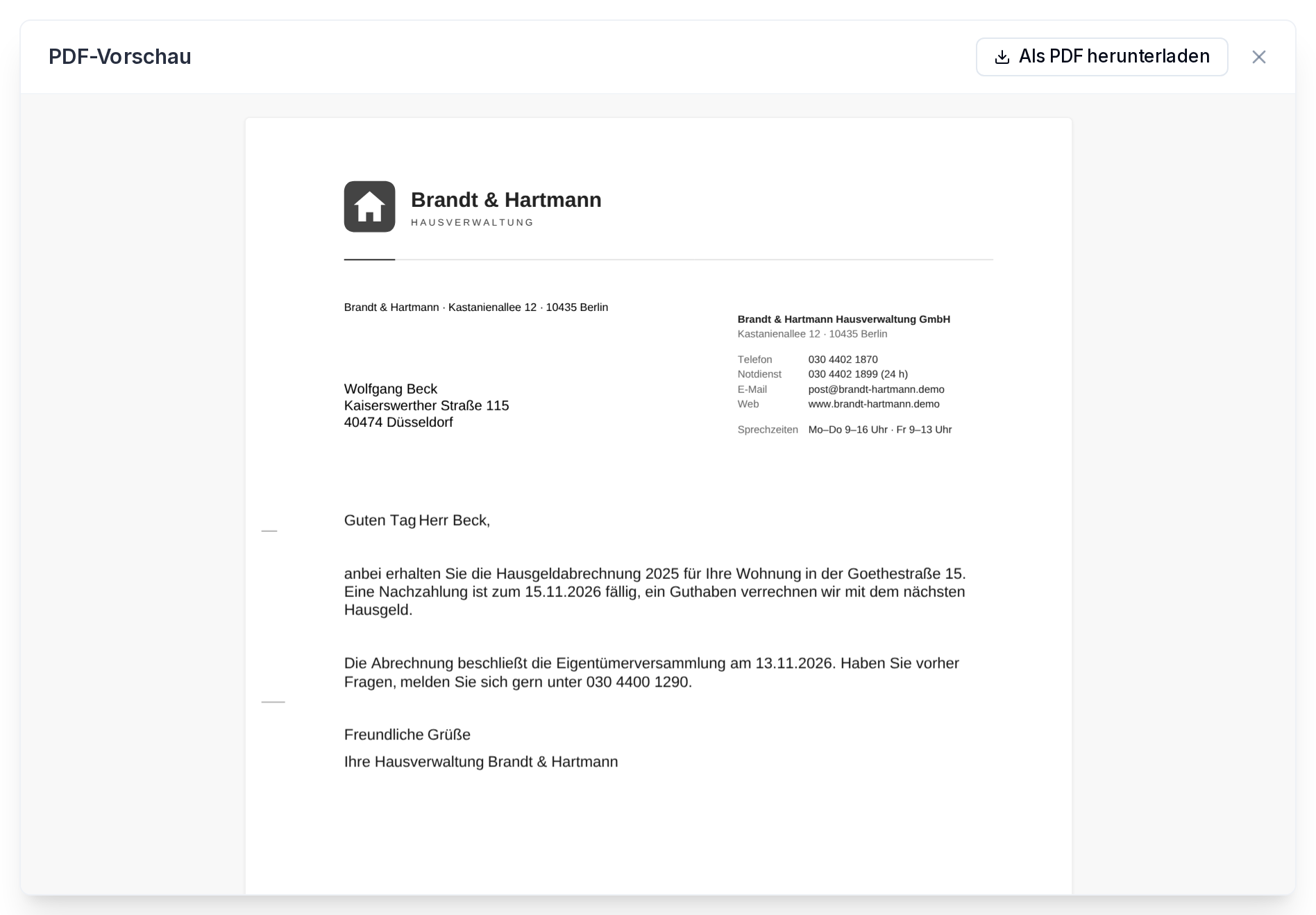 Die PDF-Vorschau
