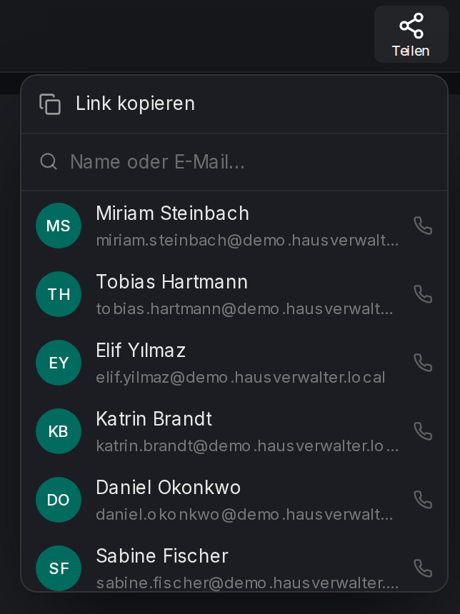 Leute zum Gespräch einladen