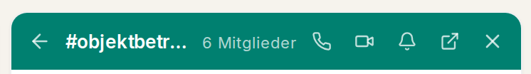 Die Kopfzeile im Panel
